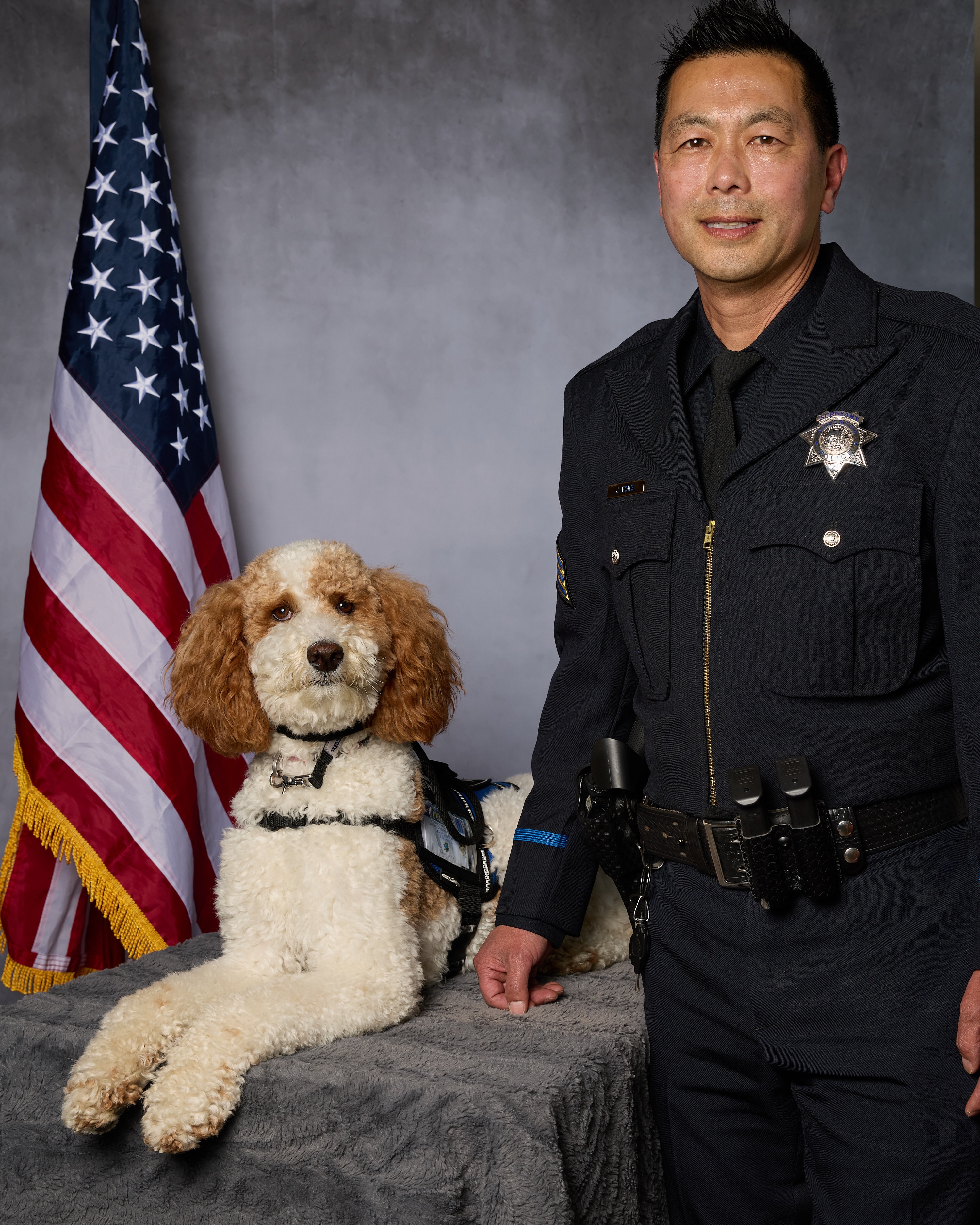 Sergeant Jon Fong — handler portrait