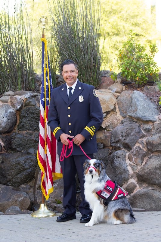 Assistant Chief & Peer Support Director Traig Smith — handler portrait