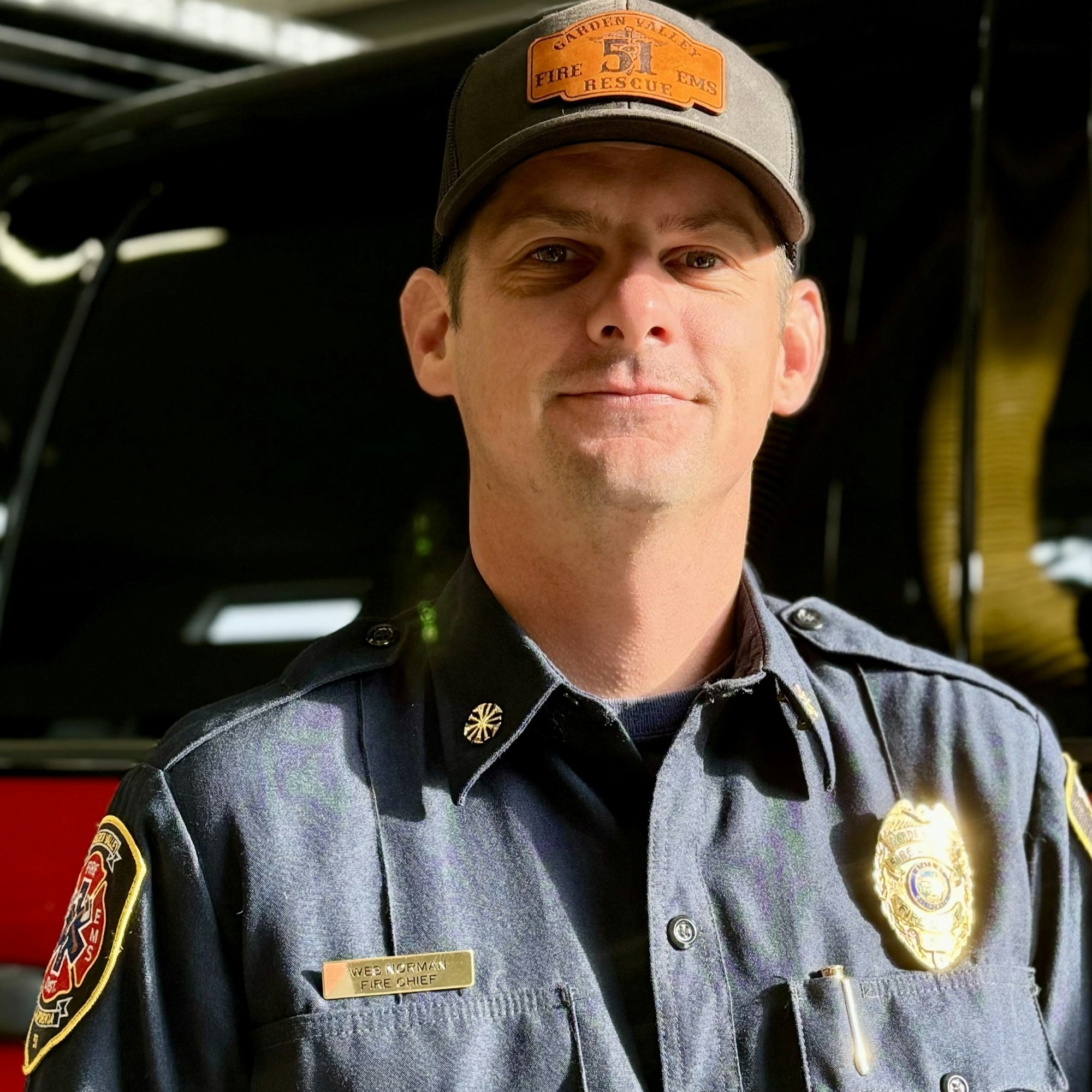 Chief Wes Norman — handler portrait