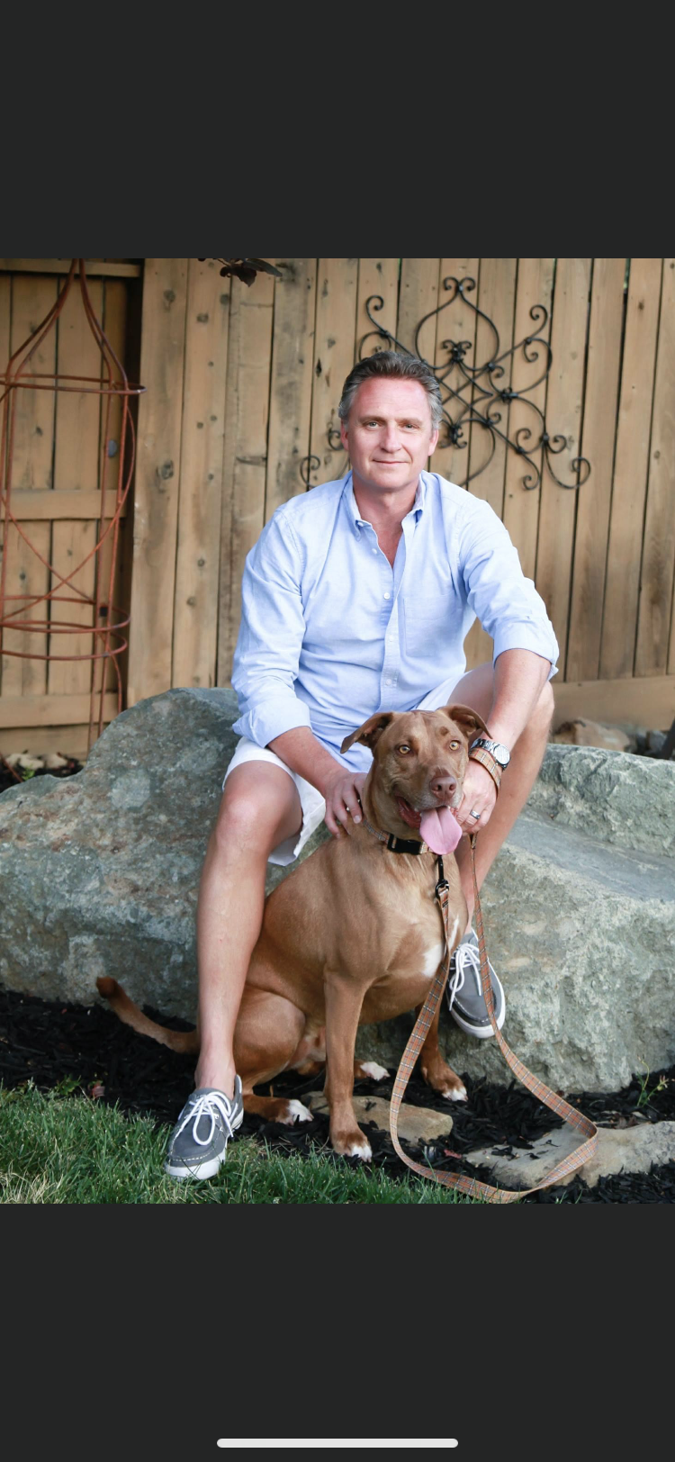 A lovable dog with a uniquely human personality — like Scooby
