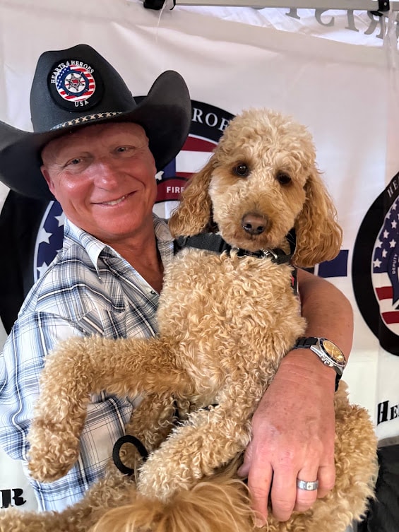 A Paw Platoon dog and their first responder handler — an unbreakable bond