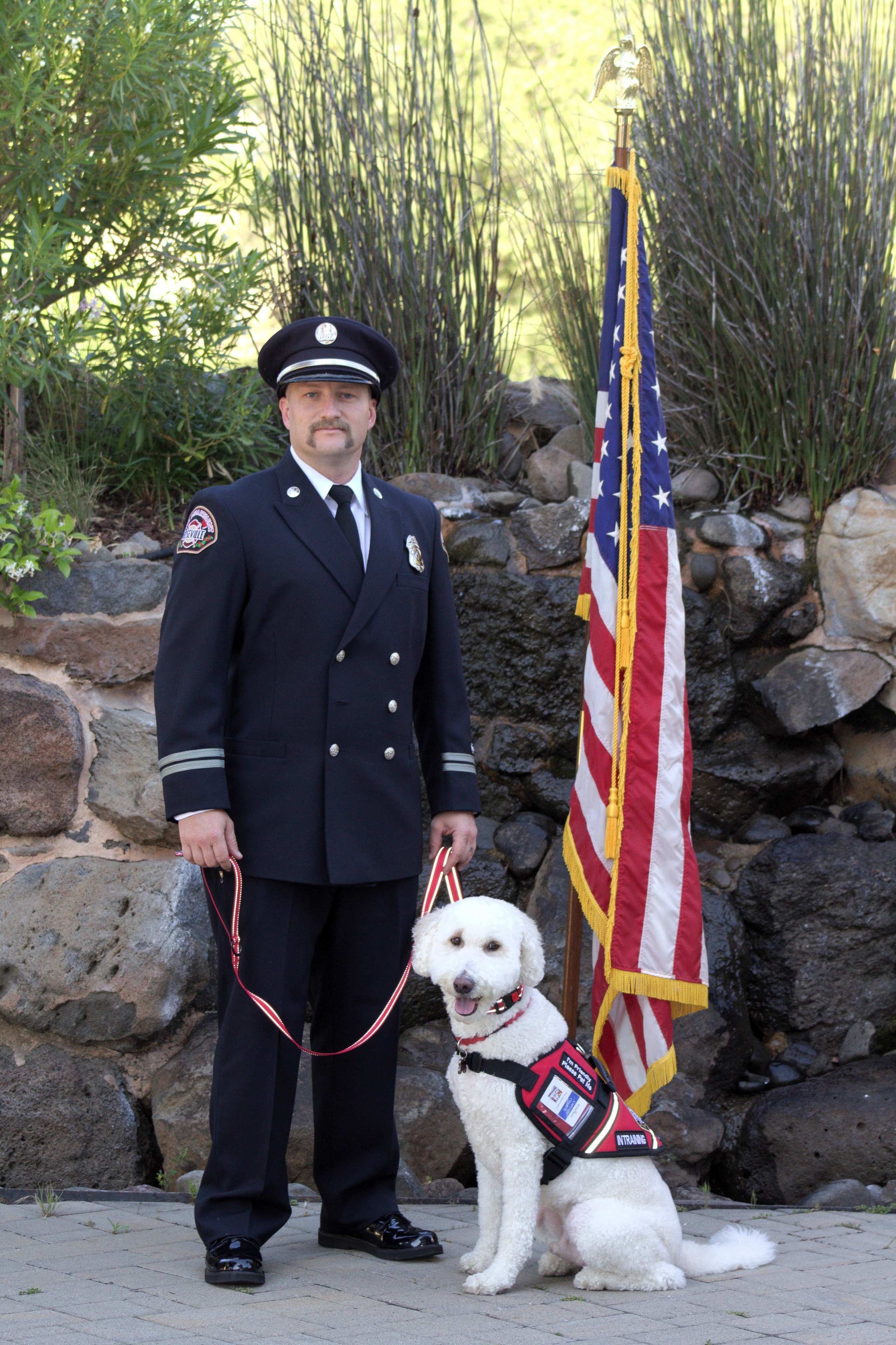 CAPTAIN CHARLIE — Paw Platoon Placement therapy dog