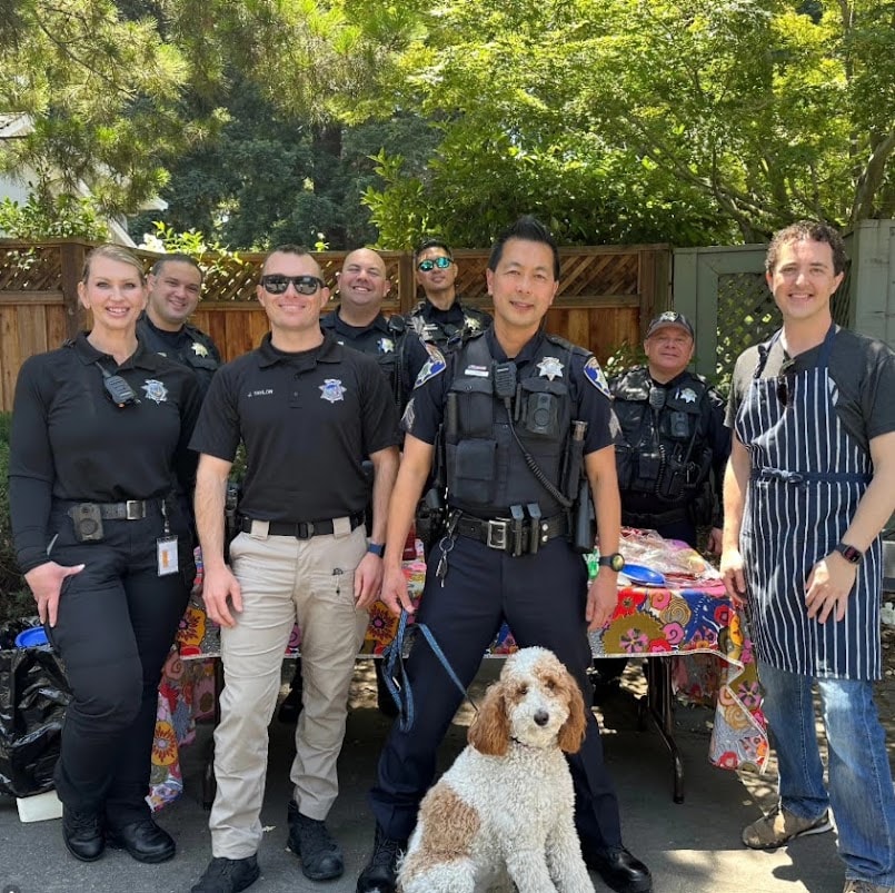Emmy at Atherton Police Department